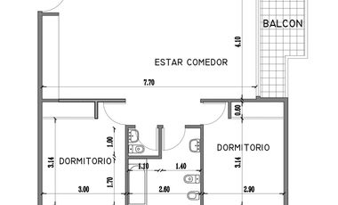 Departamento de 3 ambientes con balcón - Financiación y cochera opcional - En Venta