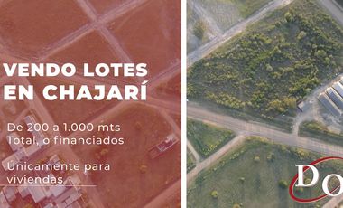 Venta terreno lotes Chajari entre Rios