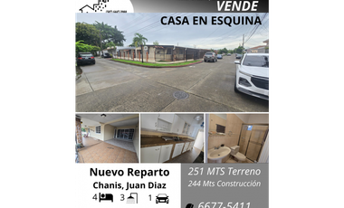 Vendo Casa Nuevo Reparto Panama