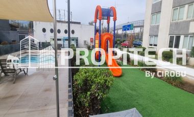 ARRIENDO DEPARTAMENTO 2 HABITACIONES + 2 BAÑOS+ ESTACIONAMIENTO, METRO LAS TORRES