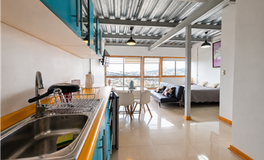 Arriendo loft amoblado a pocas cuadras de Avda. Francia, Cerro Monjas