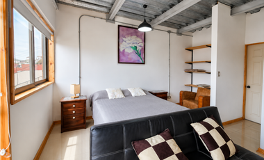 Arriendo loft amoblado a pocas cuadras de Avda. Francia, Cerro Monjas