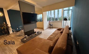 Casa en Renta  Bosque real con jardín 28 mil mensuales 3 rec