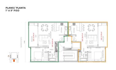 Departamento 2 ambientes en Quilmes