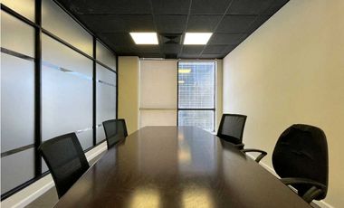 ALQUILER OFICINA AMOBLADA  PLAZA BANCO GENERAL  CALLE 50