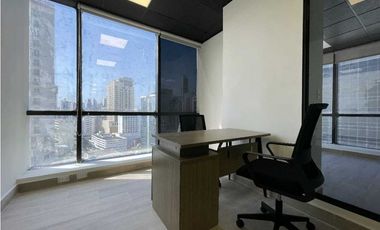 ALQUILER OFICINA AMOBLADA  PLAZA BANCO GENERAL  CALLE 50