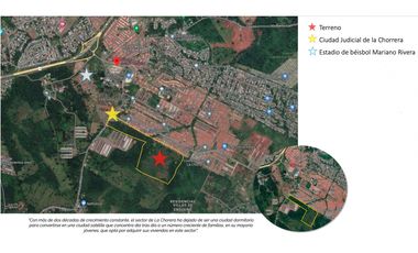 Venta de terreno en La Chorrera, detrás del Hospital Solano RB