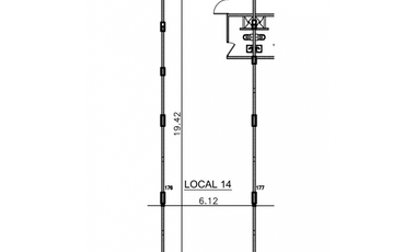 SE VENDE LOCAL DE 122.08 m2 EN BRISAS DEL GOLF