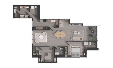 VENTA APARTAMENTO EN COCO DEL MAR PH BAHIA DEL GOLF (OF)