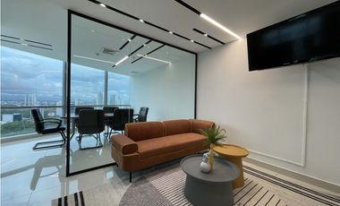ALQUILER DE OFICINA AMOBLADA EN FINANCIAL PARK COSTA DEL ESTE