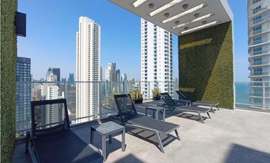 Apartamento amoblado en PH Vista Balboa  ¡a pasos de la Cinta Costera