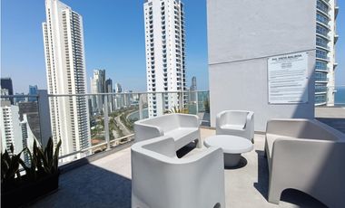Apartamento amoblado en PH Vista Balboa  ¡a pasos de la Cinta Costera