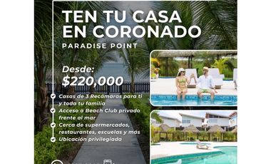 SE VENDEN CASAS DE PLAYA EN PARADISE POINT - CORONADO