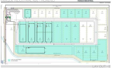 LOTE/ TERRENO INDUSTRIAL EN VENTA,  2.000 M2  Parque Industrial R25. MORENO