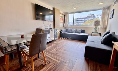 Departamento renta POLANCO - De 65 m2 amueblado y equipado incluye mtto y gas