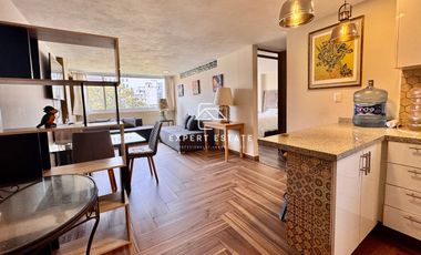 Departamento renta POLANCO - De 65 m2 amueblado y equipado incluye mtto y gas