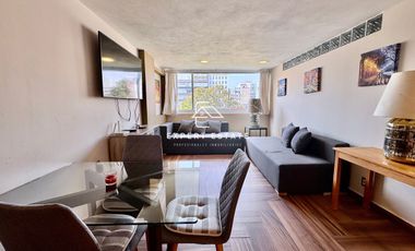 Departamento renta POLANCO - De 65 m2 amueblado y equipado incluye mtto y gas