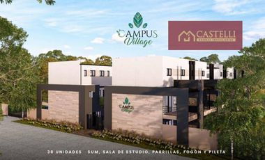 Departamento 2 Ambientes en Venta en Campus Village Pilar