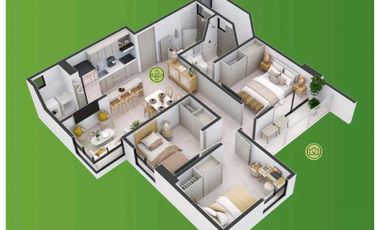 APARTAMENTO PARA ESTRENAR SECTOR ESTADIO CENTENARIO