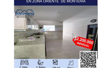 SE ARRIENDA CASA EN EL BARRIO EL MORA DE MONTERIA.