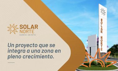 VENTA LOTE BARRIO ABIERTO SOLAR NORTE