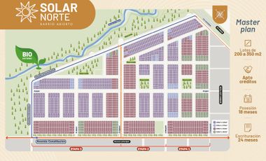 VENTA LOTE BARRIO ABIERTO SOLAR NORTE