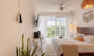 Penthouse Studio con Rooftop Privado y Jacuzzi | Región 15 Tulum | A Minutos de