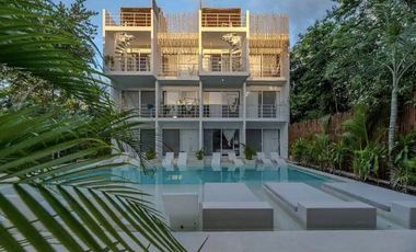 Penthouse Studio con Rooftop Privado y Jacuzzi | Región 15 Tulum | A Minutos de