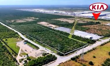 Magnífico Terreno Industrial entre Ternium y Kia, Pesquería N. L.