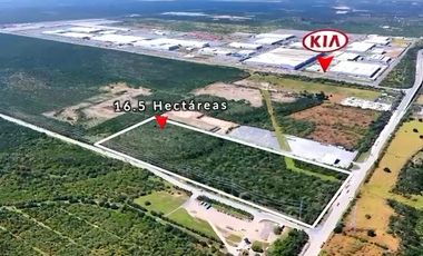 Magnífico Terreno Industrial entre Ternium y Kia, Pesquería N. L.
