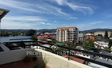 Arriendo departamento, vista al río, costanera Valdivia