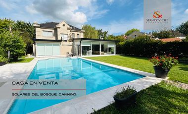 Casa en  venta Solar Del Bosque, Canning. 6 amb. 3 hab.