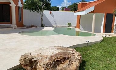 Casa estilo Hacienda en Venta en Residencial Baspul, Chicxulub Pueblo
