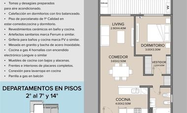 Departamento de 2 ambientes en venta - Lanús Este TERRASUR