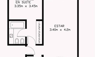 Departamento 2 ambientes en Quartier Boulevard con cochera y vista al río
