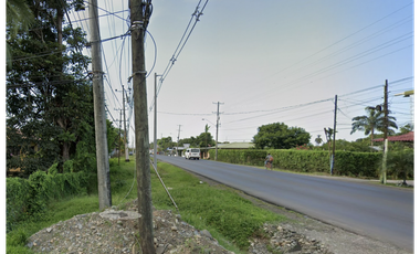 SE VENDE TERRENO EN BOCAS DEL TORO CHANGUINOLA SOBRE AVENIDA PRINCIPAL