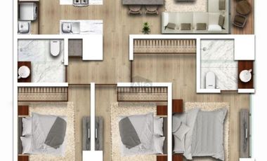 Departamento en venta en San Ángel Inn, Álvaro Obregón, Ciudad de México