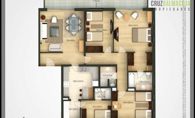 Departamento en Arriendo en sector Los Arrayanes