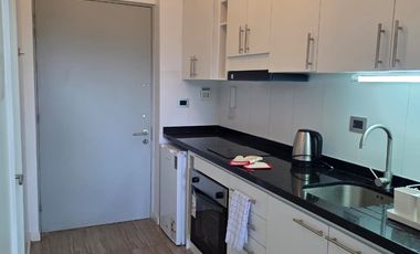 MONOAMBIENTE AMOBLADO CON PATIO VISTA HUMEDAL