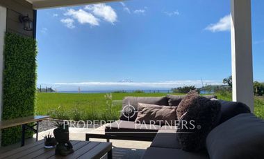 Hermosa casa amoblada con vista al lago y volcanes, sector Totoral