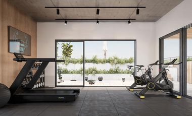 Departamento dos ambientes en venta en emprendimiento