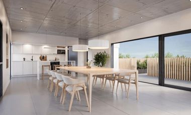 Departamento dos ambientes en venta en emprendimiento
