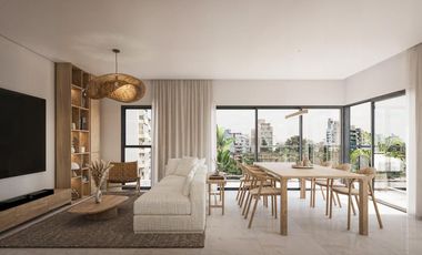 Departamento dos ambientes en venta en emprendimiento