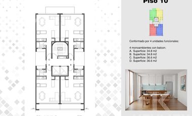 Departamento en  venta 2 ambientes, La Plata