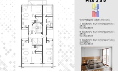 Departamento en  venta 2 ambientes, La Plata
