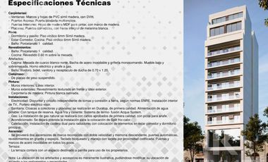 Departamento en  venta 2 ambientes, La Plata