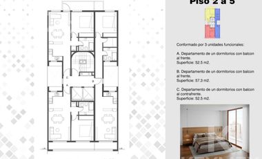 Departamento en  venta 2 ambientes, La Plata
