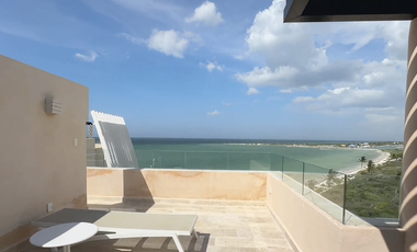 Penthouse frente al mar, Telchac puerto Yucatán