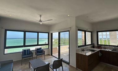 Penthouse frente al mar, Telchac puerto Yucatán