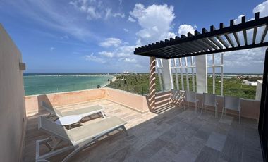 Penthouse frente al mar, Telchac puerto Yucatán